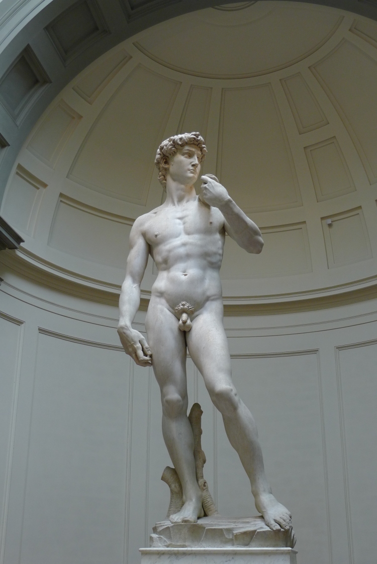 Michelangelo, ‘David’, marble, 1501-1504, Galleria dell’Accademia di Firenze (Florence) 