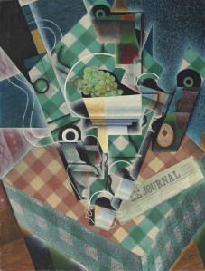 Juan Gris. Still Life with Checkered Tablecloth, 1915, Private collection