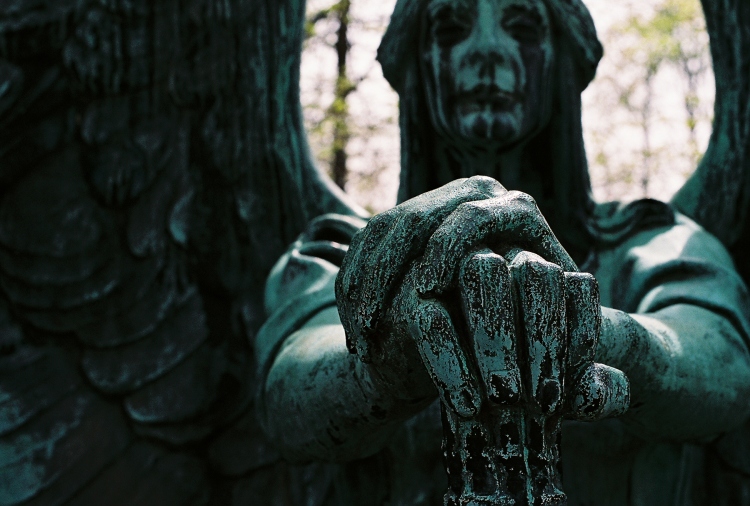 Herman Matzen, ‘Angel of Death Victorious’ (‘Haserot Angel’), bronze, 1924. Lake View Cemetery, Cleveland, Ohio