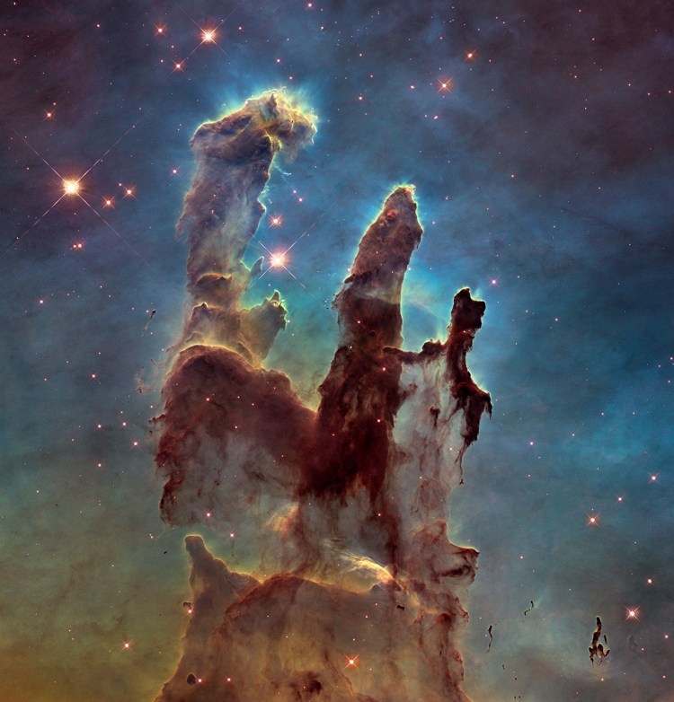 1. Hubble 25th Anniversary: Pillars of Creation